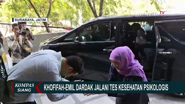 Hari Kedua, Khofifah Indar-Emil Dardak Jalani Pemeriksaan Kesehatan Psikologis