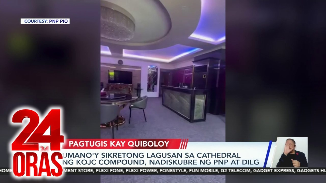 Umano'y sikretong lagusan sa cathedral ng KOJC, iprinisinta ng DILG at PNP; religious group, inalmahan ang pagpasok ng mga equipment at hiniling na itigil ang umano'y drilling sa kanilang compound | 24 Oras