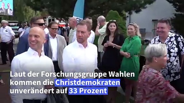 Sachsen-Wahl: CDU in Umfrage weiter vor AfD