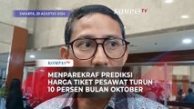 Menparekraf Sandiaga Uno Prediksi Tiket Pesawat Turun 10 Persen Mulai Oktober