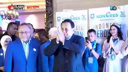 Prabowo Hadiri Penutupan Kongres Ke-6 PAN