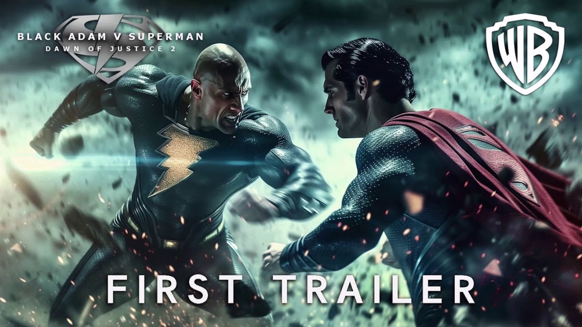 ⁣Black Adam V Superman Dawn of Justice 2  First Trailer  Dwayne Johnson & Henry Cavill