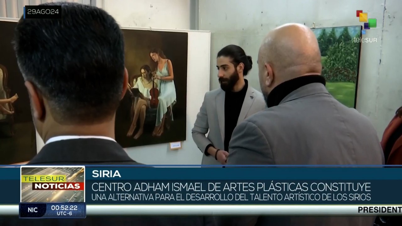 En Siria centro de artes plásticas ayuda para el desarrollo del talento artístico