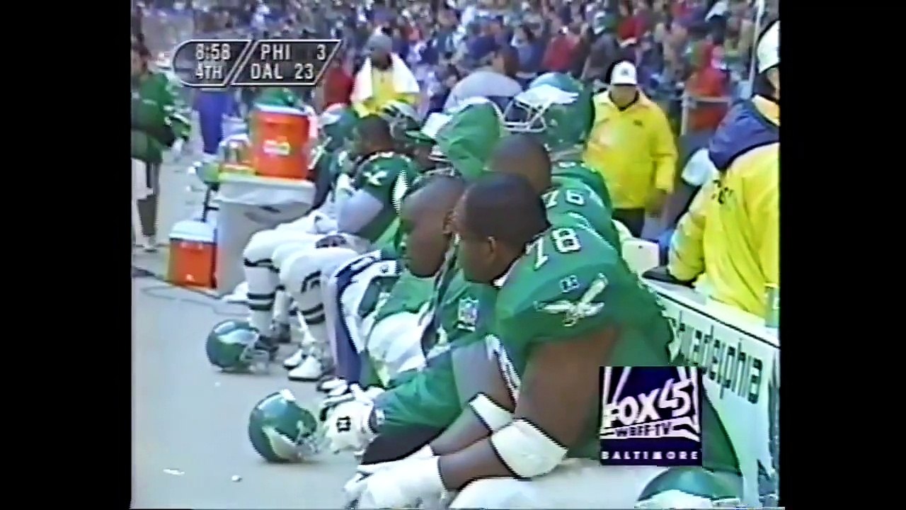 NFC Divisional Playoff 1995 - Philadelphia Eagles @ Dallas Cowboys - 2.Half