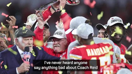 Pennel gushes about father-like coach Andy Reid