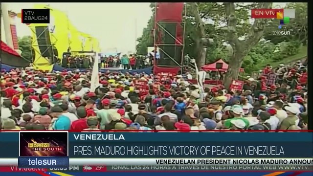 Venezuela | Pres. Maduro highlights victory of peace in the country