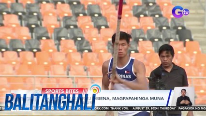 Tải video: PHL pole vaulter EJ Obiena, magpapahinga muna dahil sa spine injury | Balitanghali