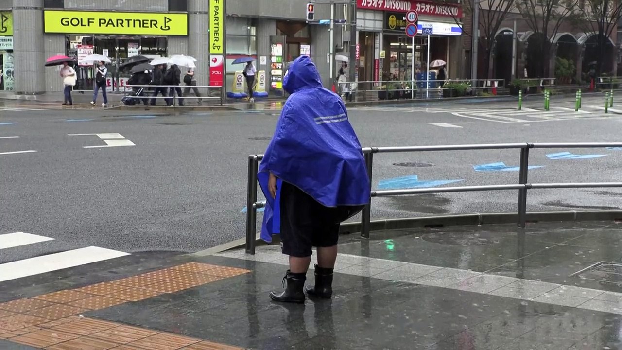 Typhoon Shanshan slams into southern Japan, thousands told to evacuate