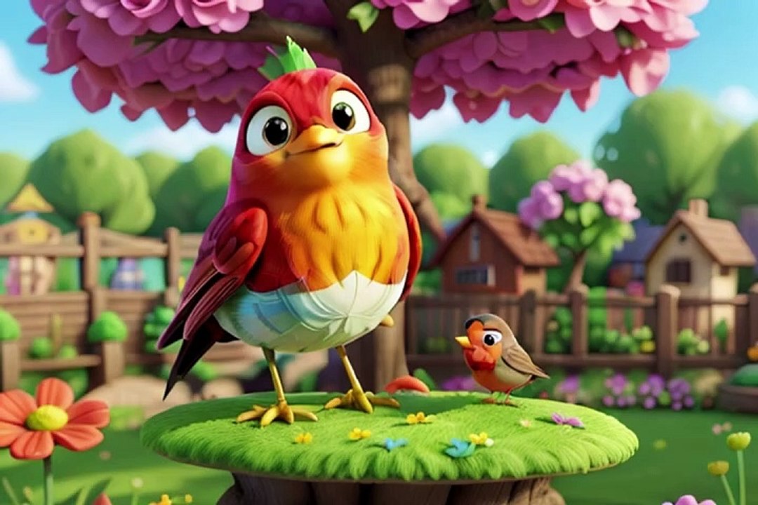 loving bird Robin's song for kids KidsMusic_kids story_kids animation_baby songs_nursery rhymes