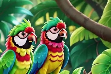 lovely Rainbow Wings_ The Parrot's Song