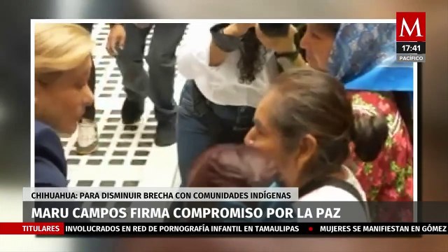 Gobernadora Maru Campos se compromete a construir un Chihuahua de paz