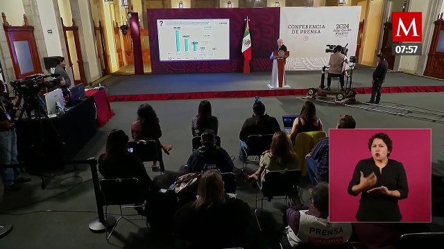 AMLO expone gráfica de los salarios de los ministros del PJ; Se rayan estos