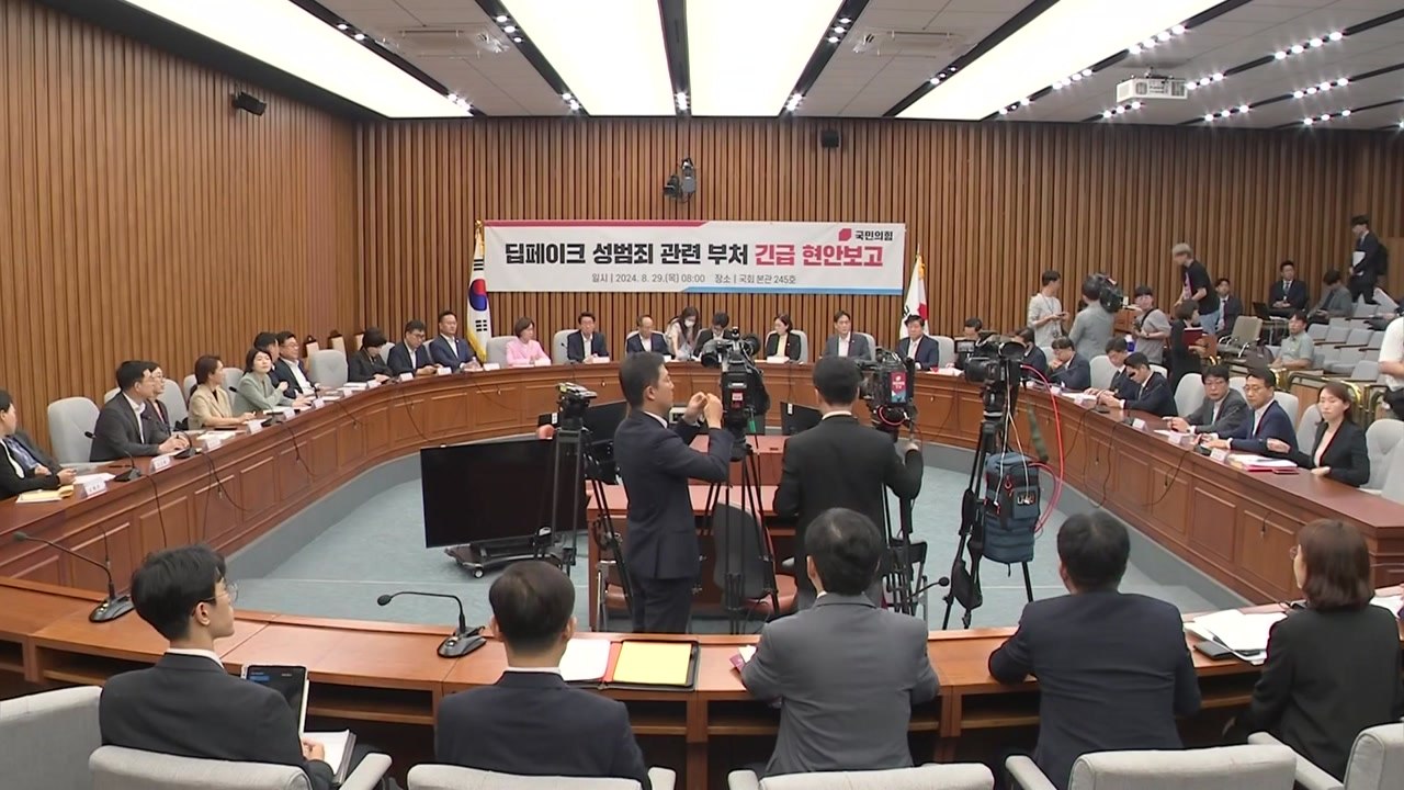 당정 "딥페이크 관련 텔레그램과 핫라인 확보 추진" / YTN