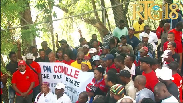 Sendika Anplwaye CNE yo mande PM Dr Garry Conille pou restriktire CNE
