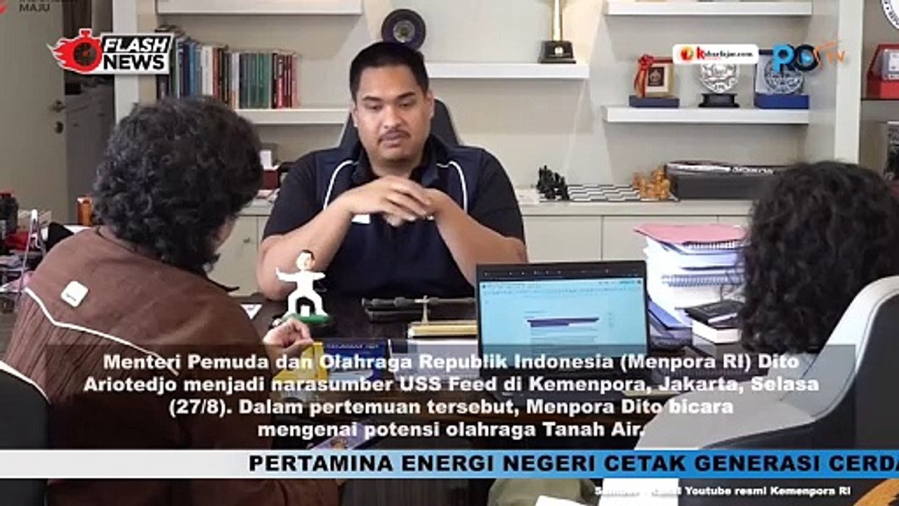 Jadi Narasumber USS Feed, Menpora Dito Bicara soal Potensi Olahraga Tanah Air
