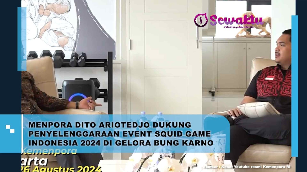 Menpora Dito Ariotedjo Mendukung Penyelenggaraan Squid Game Indonesia 2024 di Gelora Bung Karno