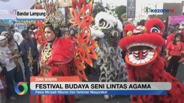 2.515 Peserta Unjuk Kebolehan pada Festival Budaya Seni Lintas Agama di Lampung