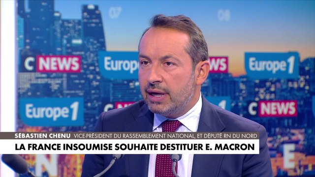 Pour Sébastien Chenu, proposer la destitution d'Emmanuel Macron «n'a aucun sens»