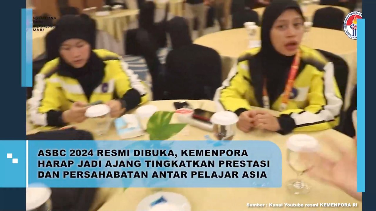 ASBC 2024 Resmi Dibuka, Kemenpora Harap Jadi Ajang Tingkatkan Prestasi dan Persahabatan Antar Pelajar Asia