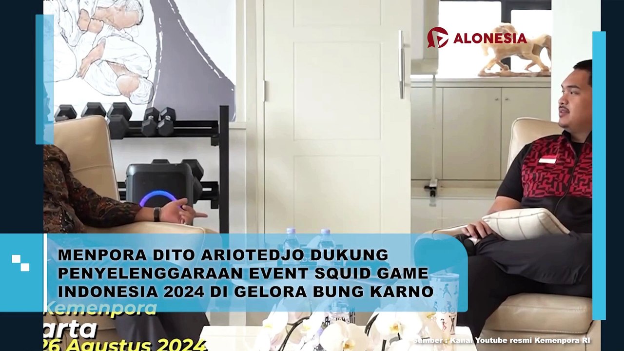 Menpora Dito Arotedjo Dukung Penyelenggaraan Event Squid Game Indonesia 2024 di Gelora Bung Karno