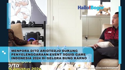 Menpora Dito Ariotedjo Dukung Event Squid Game Indonesia 2024 di GBK, Libatkan Atlet Tanah Air!