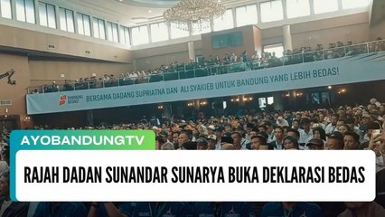 Rajah Dadan Sunandar Sunarya Buka Deklarasi Bedas