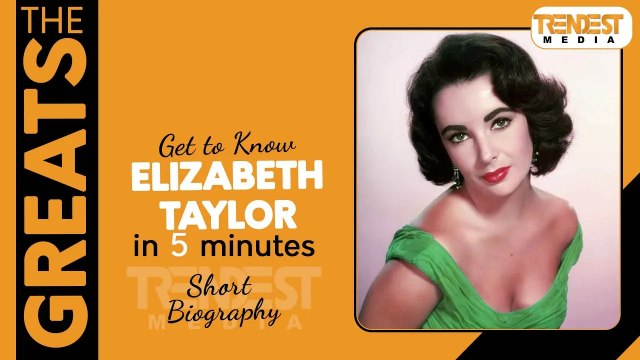Elizabeth Taylor | Biography in 5 minutes | The Greats | Infotainment Video
