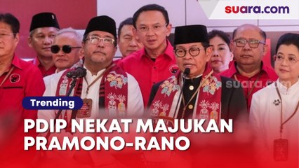 PDIP Nekat Majukan Pramono-Rano, Pengamat: Tidak Pasang Sendiri