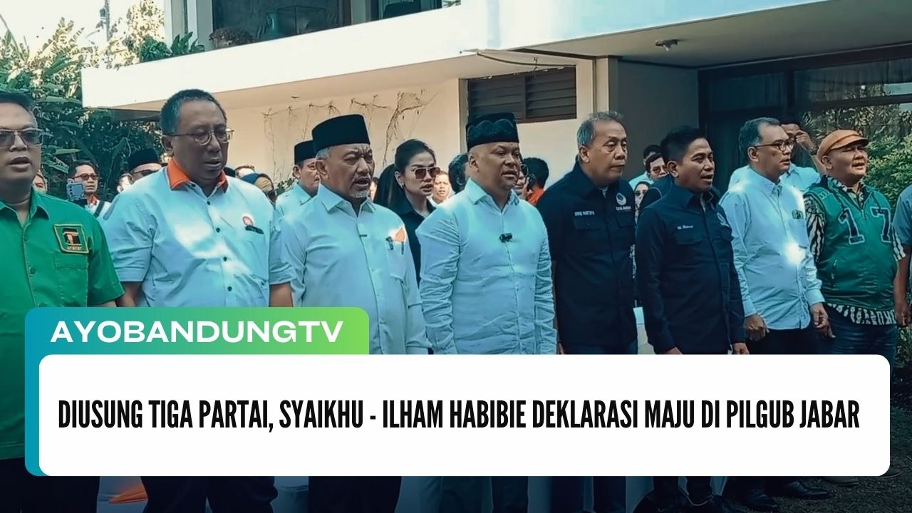 Diusung Tiga Partai, Syaikhu - Ilham Habibie Deklarasi Maju di Pilgub Jabar
