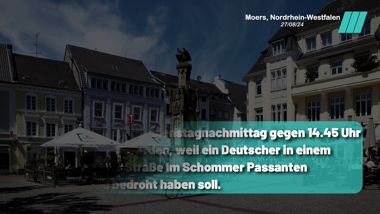 Ein bewaffneter Mann von der Polizei erschossen nach Angriff