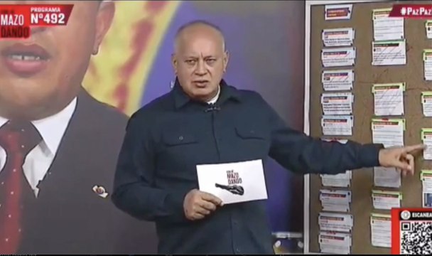 Diosdado Cabello aseguró que el chavismo no va a capitular