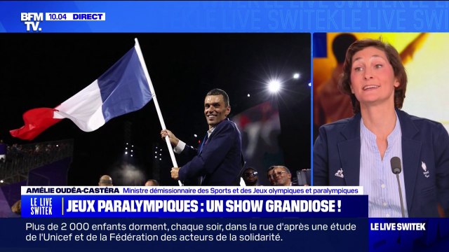 Il y avait un mélange de force, de grâce : Amélie Oudéa-Castéra revient sur la cérémonie d'ouverture des Jeux paralympiques