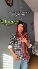 POV that one baby auntie in every wedding funny video