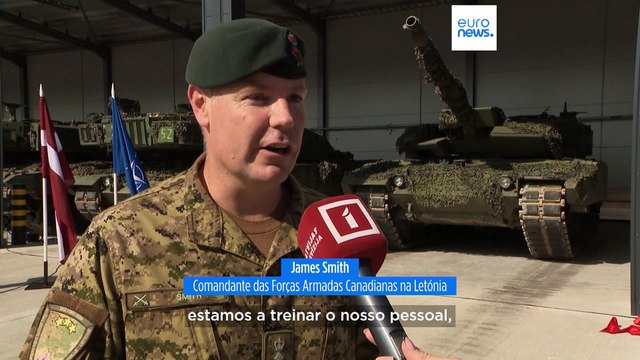NATO lança novas infraestruturas na base militar da Letónia no valor de 7 milhões de euros