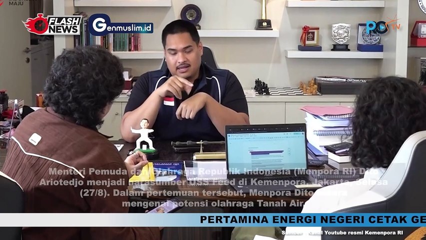 Jadi Narasumber USS Feed, Menpora Dito Bicara Soal Potensi Olahraga Tanah Air