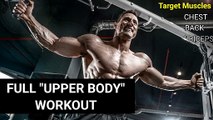 Full Week Gym Workout Plan | Upper Body Lower Body Split Workout |