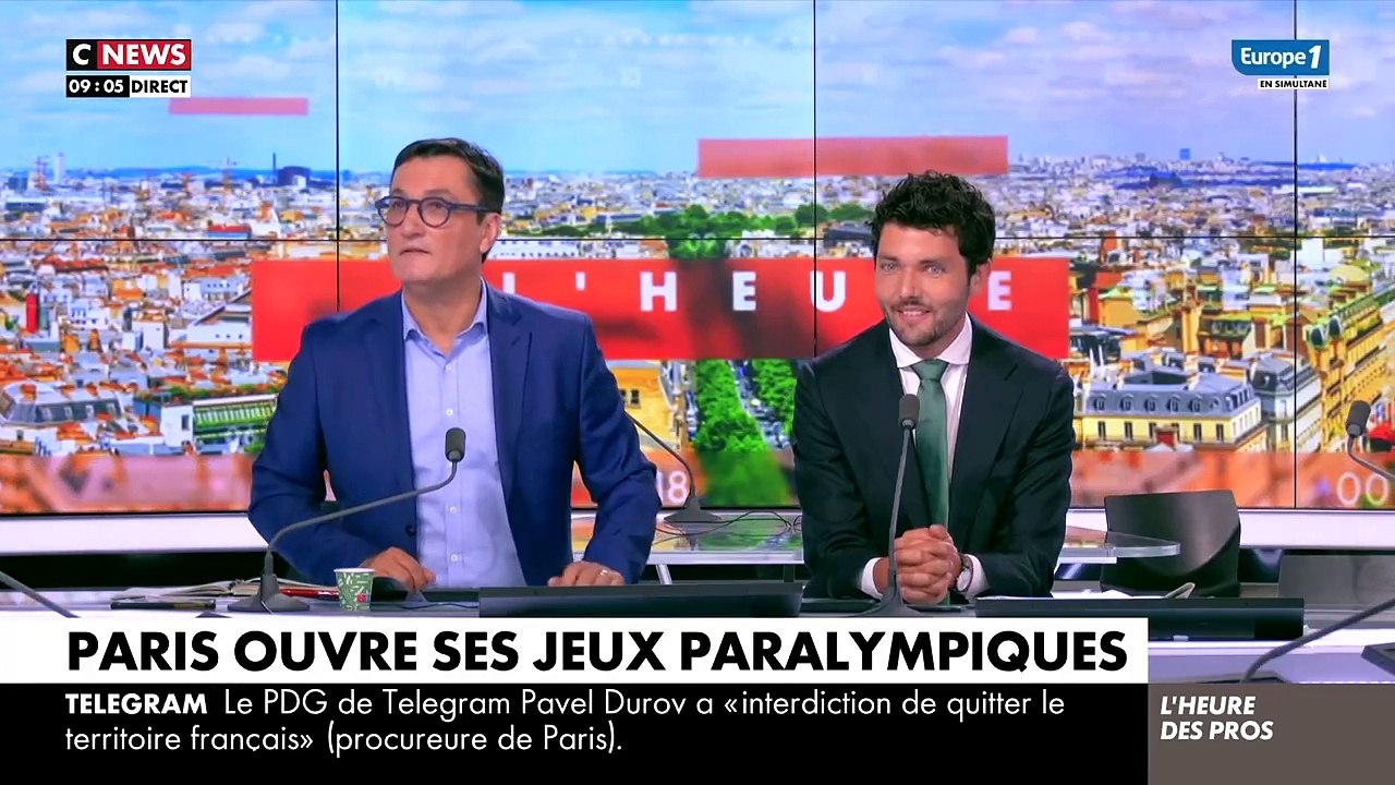 "Je sais pas s'il n'y a que moi que ça agace" : Pascal Praud étrille les commentaires de Daphné Bürki lors de la cérémonie d'ouverture des Jeux Paralympiques de Paris 2024