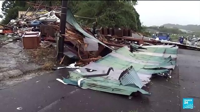 Japon : le typhon Shanshan, extrêmement puissant, frappe l'île de Kyushu
