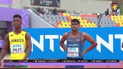100m Mens Heat 6  - World Junior 2024