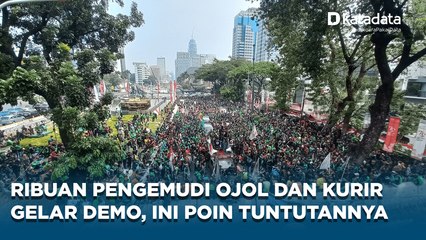 Tarif Diskon Dinilai Tak Manusiawi, Ribuan Pengemudi Ojol Gelar Demo