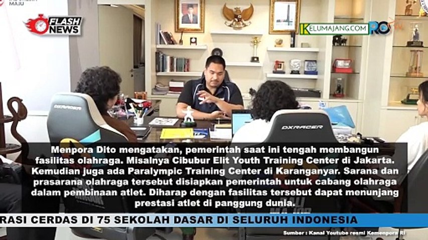 Jadi Narasumber USS, Menpora Dito Bicara Soal Potensi Olahraga Tanah Air