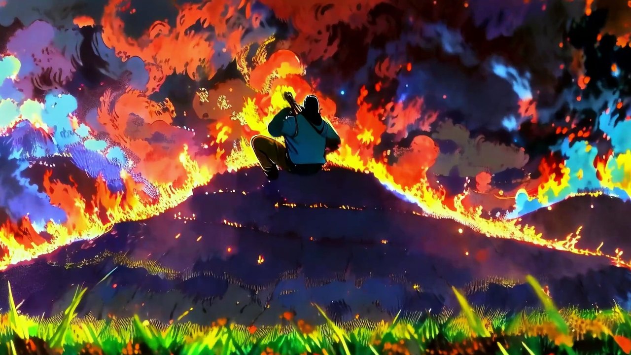 Burning the Castle - Rock Guitar Solo #guitarsolo #bass #bassmusic #rock #rockmusic #ai #music #overload