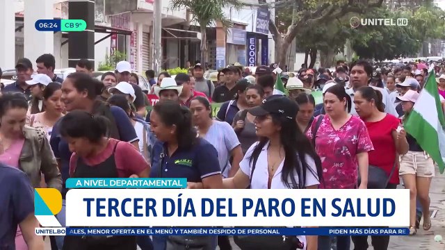 ​​​​​​​​Trabajadores de salud acatan su tercer día de paro y no descartan retomar medida la próxima semana