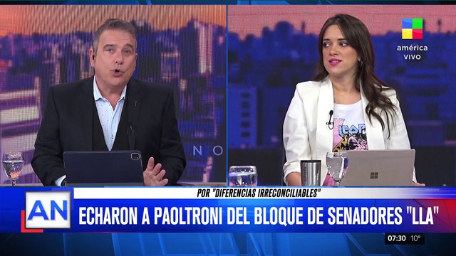 Echaron a Paoltroni del bloque de Senadores de LLA por diferencias irreconciliables