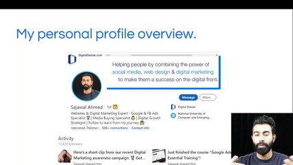 Why LinkedIn & My Profile Overview