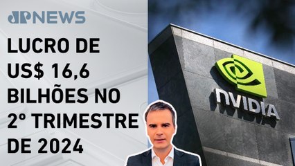 Receita da Nvidia mais que dobra com demanda por IA; Bruno Meyer analisa