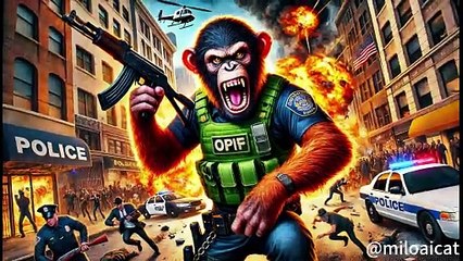 Cat Fights Terrorist, Family Gets Involved.