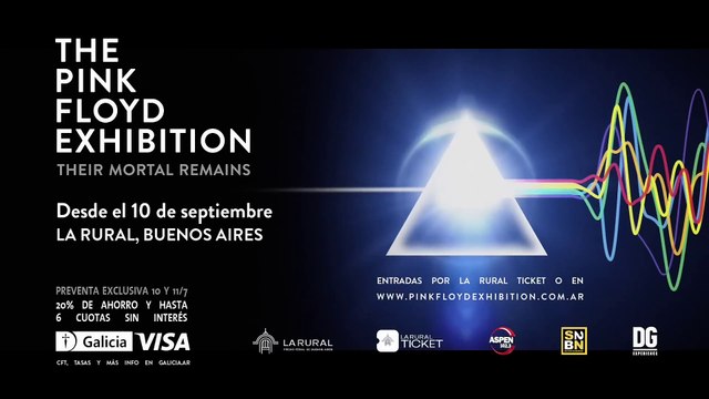 The Pink Floyd Exhibition; Their Mortal Remains aterriza en La Rural, Buenos Aires