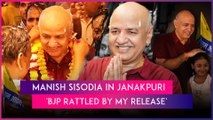 Manish Sisodia Visits Janakpuri On 10th Day Of Padyatra, Says ‘BJP Rattled By My Release From Jail’