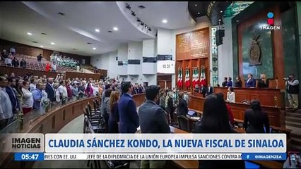 Designan a Claudia Sánchez Kondo como nueva titular de la Fiscalía de Sinaloa